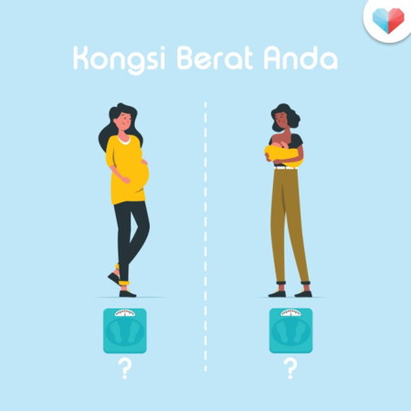 Perubahan Berat: Sebelum Hamil VS Waktu Hamil