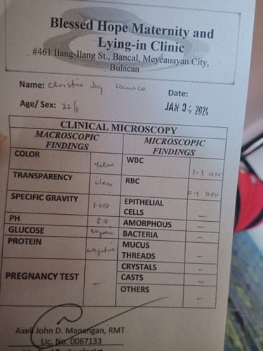 result mga mi okay lang po ba?