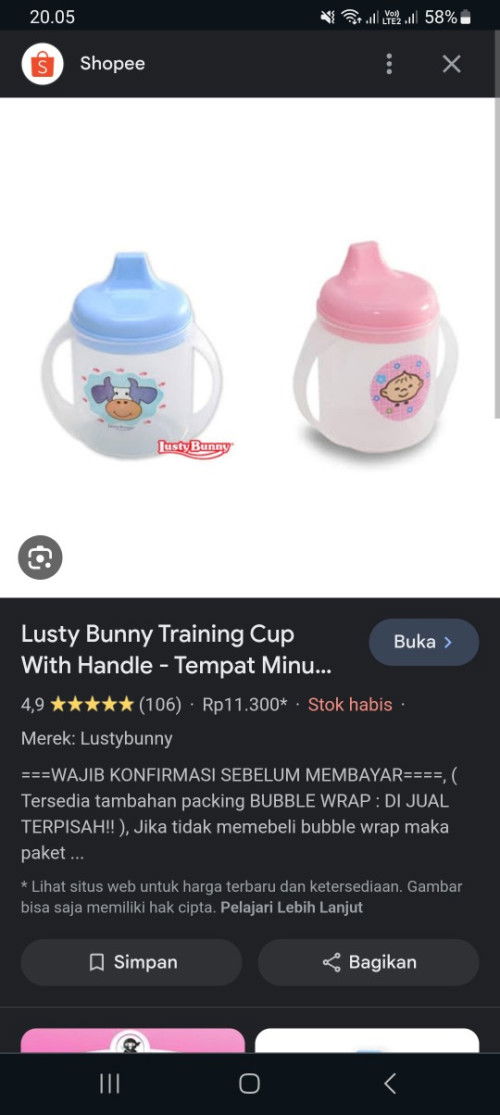 Tersedak saat minumm