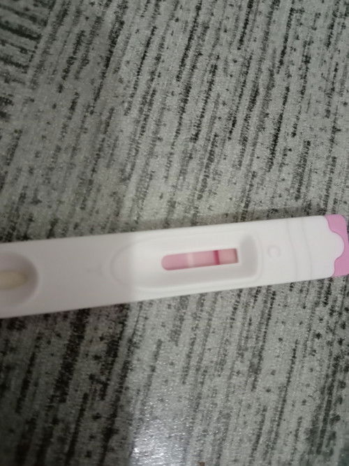 Hasil tespek 1 garis merah 1 garis putih