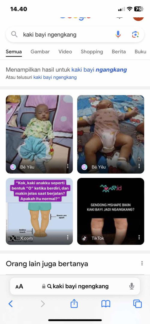 Bun mau tanya dong yg bayi 4 bulan tidur kaki nya lurus ada bun?