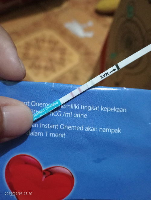 Masih aneh tapi bener garis dua,