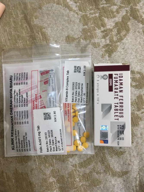 Ubat tambah darah dan anak menyusu badan sembelit