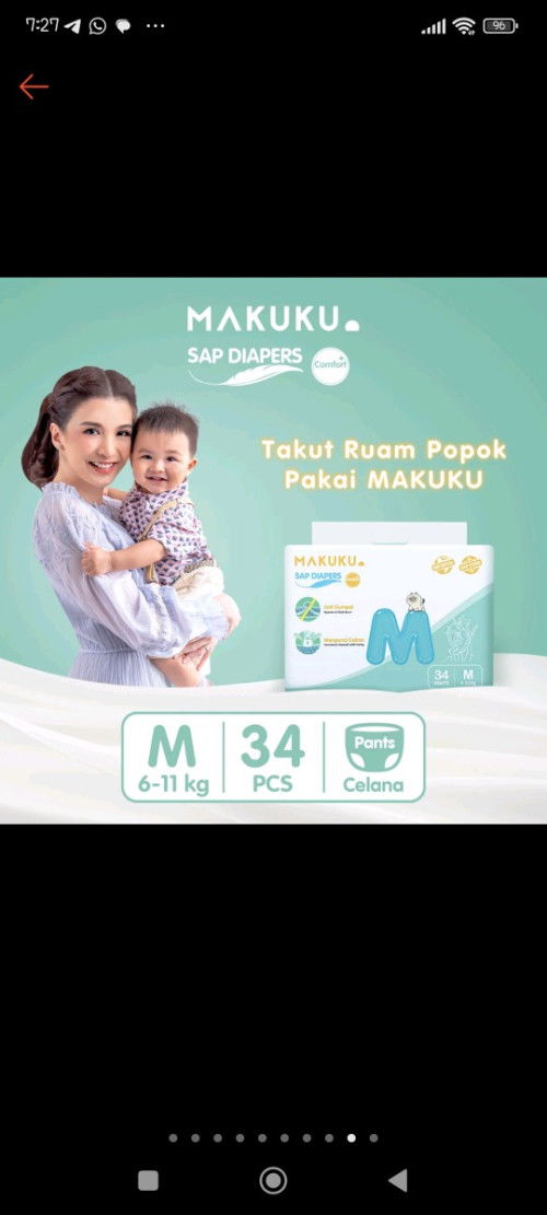 Makuku size M isi 34