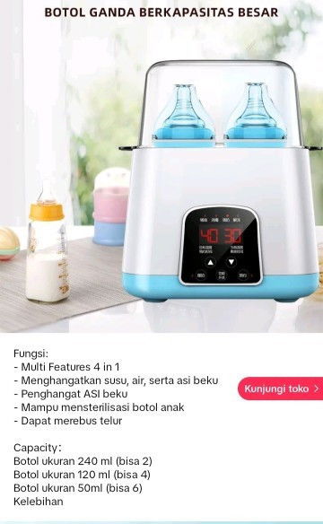 Steril botol/penghangat asi