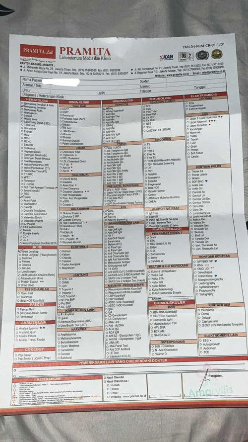 Cek Lab di trimester 1