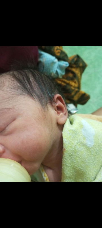 Hpl di bidan 27 Januari hpl di USG 2 februari dan Alhamdulillah kehendak Allah lahir lah tgl15 Jan😍