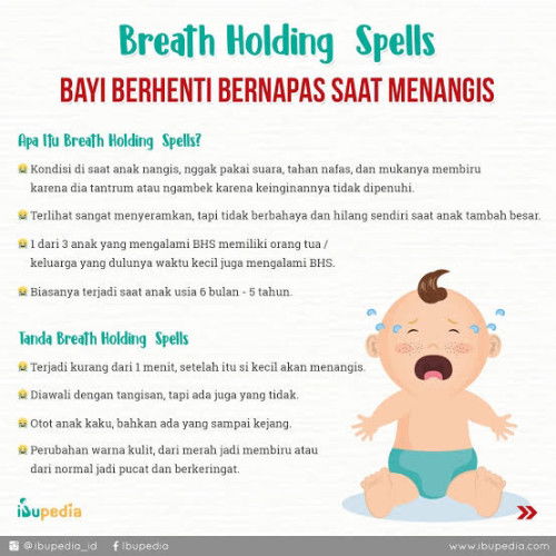 Anak 12 bln menangis kencang sampai tdk bersuara dan bibir biru