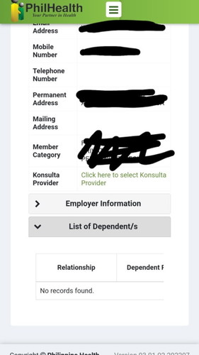 PHILHEALTH DEPENDENT TO MY HUSBAND