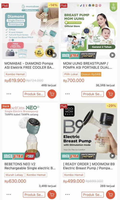 Rekomendasi pompa asi dong mom