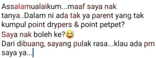 Kod drypers dan kod petpet