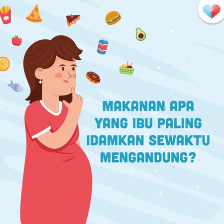 Mengidam Makanan Waktu Hamil