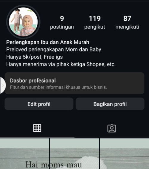 Jual beli perlengkapan ibu dana anak/Preloved