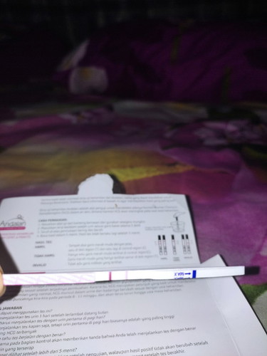 Kalo garis samar gini artinya apa ya? Apa positif? Bingung krn pertama kali pake tespek