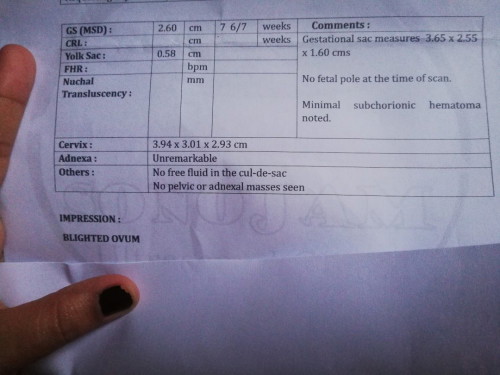 Sino po nka experience dito ng blighted ovum? 9weeks and 5 days po peru wala pa rin po my yolk sack