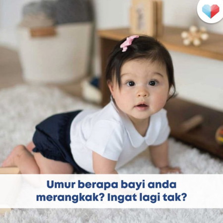 Tahap Perkembangan Anak Anda: Umur Mula Merangkak
