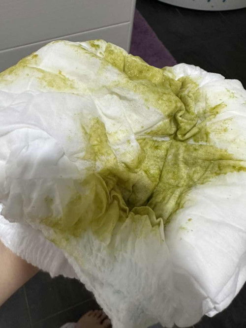 Najis baby colour hijau