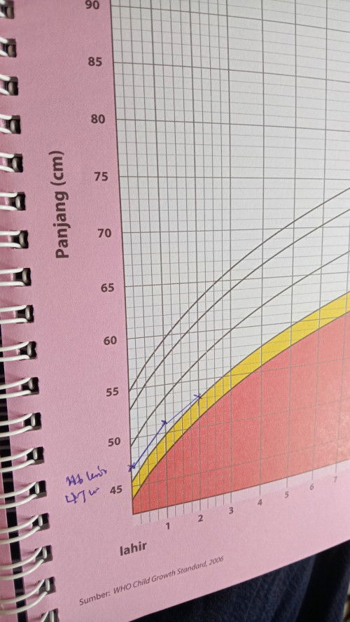 Kurang tinggi baby 2month