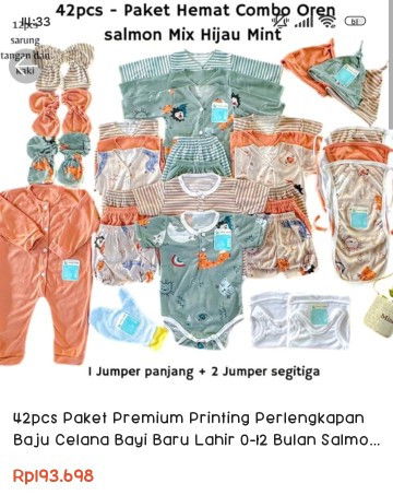 REKOMENDASI BAJU NEWBORN MURAH BERKWALITAS