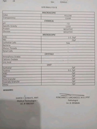 Hello mommies, pakibasa naman po kung may uti ba at normal ba ang aking hemoglobin count. Tia