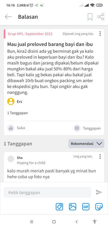 Jual/bagi2 barang ibu dan bayi