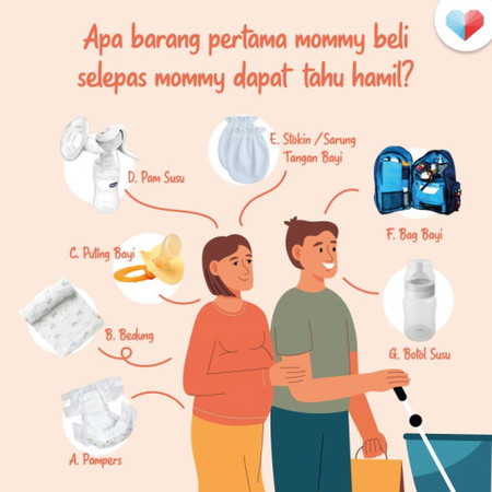 Barang Pertama Anda Beli Waktu Disahkan Hamil