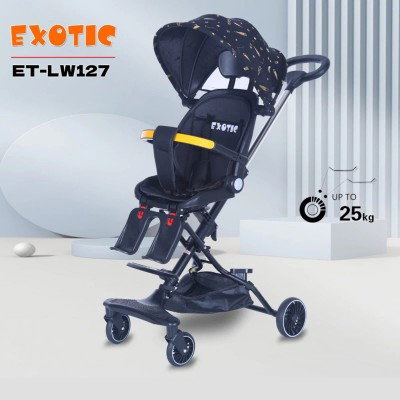 Stroler lipat exotic lw 127 bisa taruh depan motor kah??