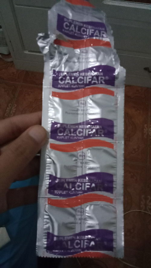 Obat calcifar berapa kali sehari di minumnya?
