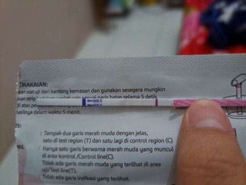 Izin bertanya apakah ini positif?