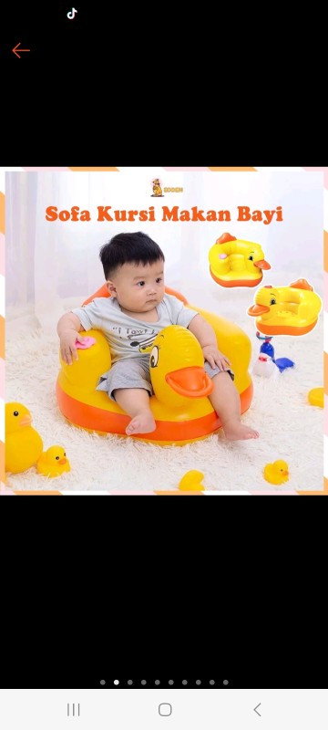 Sofa belajar duduk