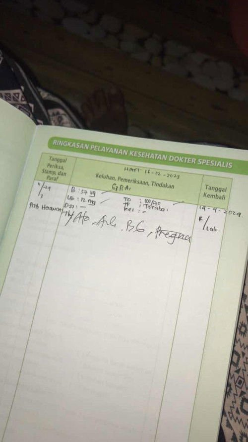 12week pas dicek saya denger DJj nya. Tapi…