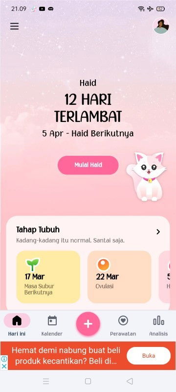 Haid 2x 1 bulan, bulan depan tidak haid, telat 12 hari