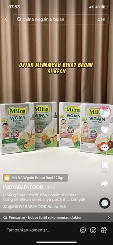 Fortif untuk menaikkan bb bayi