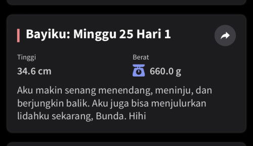 Pergerakan Bayi Usia 25 Week