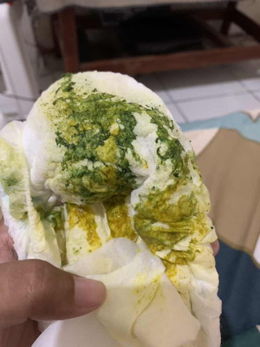 Pup bayi warna hijau