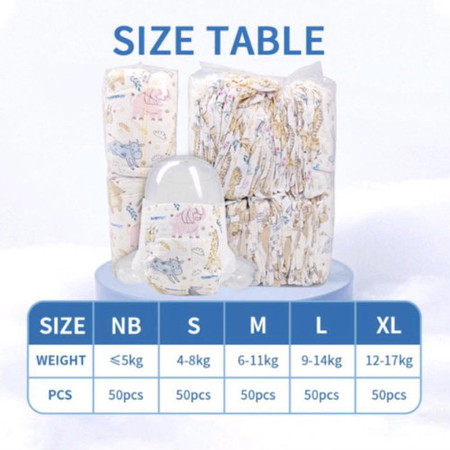 50pcs KOREAN Baby Diaper