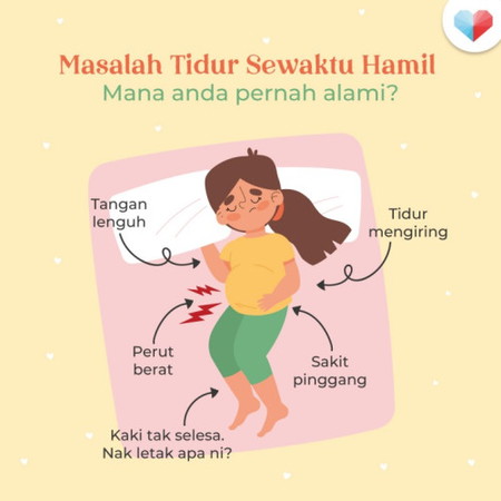 Masalah Tidur Ibu Hamil