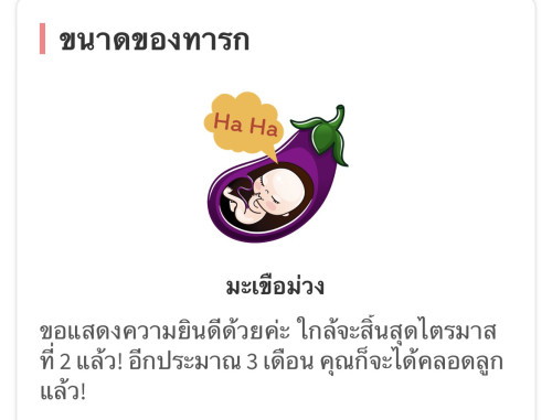 เห็นแจ้งเตือนแบบนี้ แม่ยิ้มออกเลย อีกประมาณ 3 เดือน นะคะแม่ๆทีมมิถุนายน