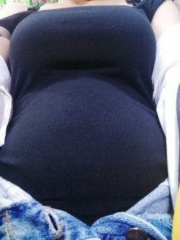 Gano na po ba ka laki yung baby sa tyan pag 10 weeks ang 5days