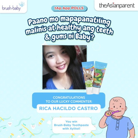🥳  Congratulations to our POLL WINNER Ms Rica Hacildo Castro 🥳