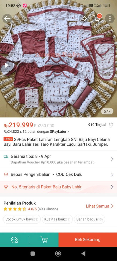 Baju newbrown salah warna