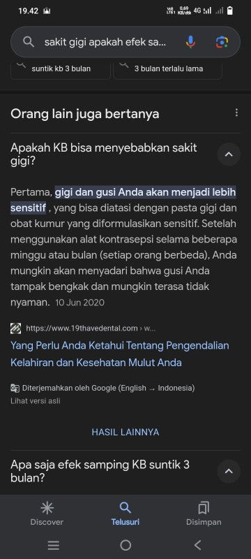 Efek samping KB suntik 3 bulan