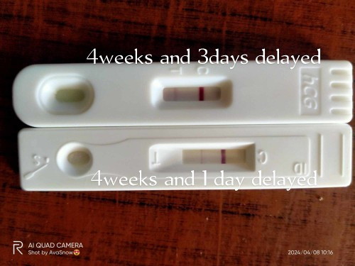 4weeks and 3days delayed
