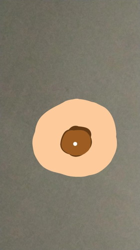 saluran susu /lubang dkt nipple ade bintik putih mcm susu sumbat. nakbt mcm mne