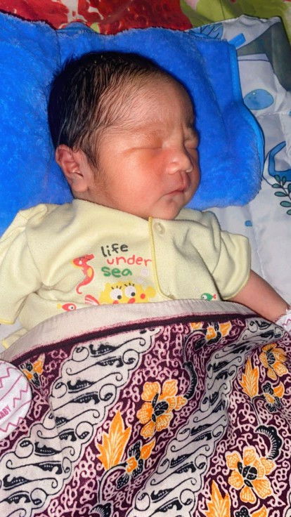 Ceritanya Setelah pijit induksi langsung kontraksi dan Alhamdulillah allah mempermudah lahirannya 🤲