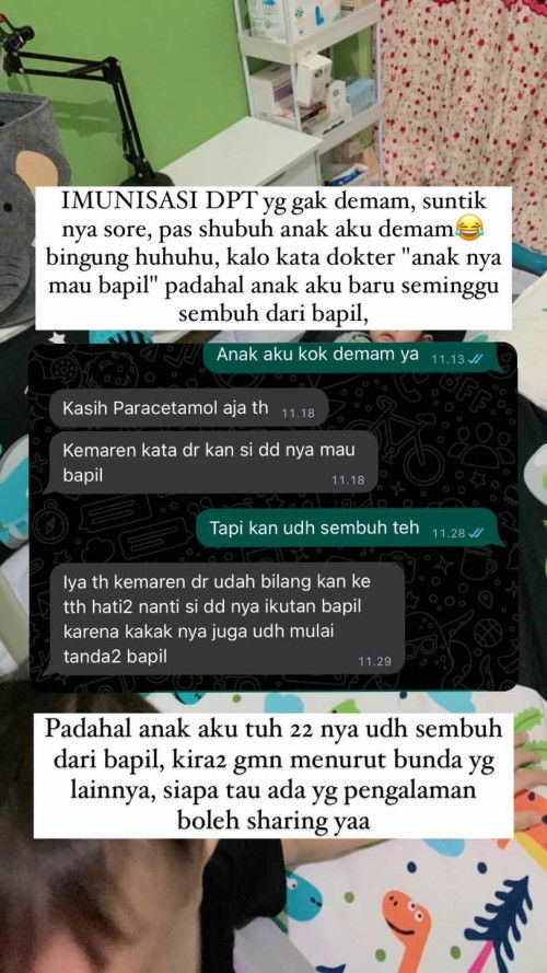 Imunisasi DPT tidak demam