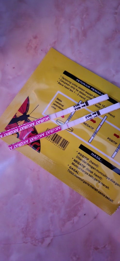 Testpack garis samar-samar