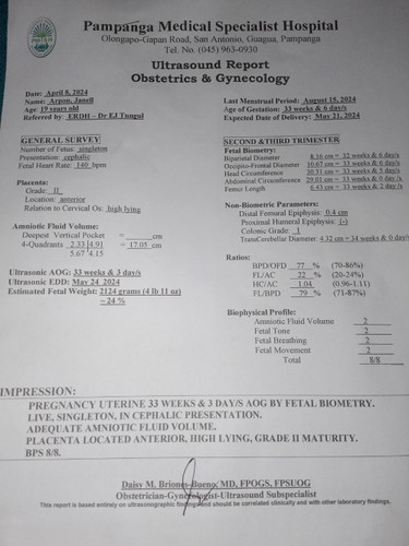 Ano po ang susundin first ultrasound or last Ultrasound? First time mom