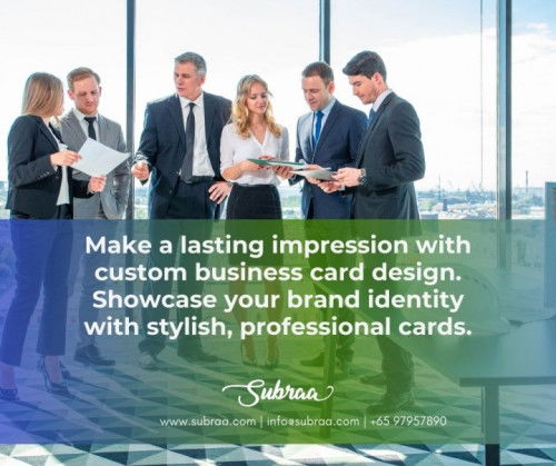 Positive Impression: Professional Business Card Design — Subraa