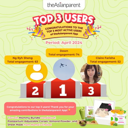 📱CONGRATS TO THE TOP 3! 🏆 👍🏼 (27 March-17 April 2024)